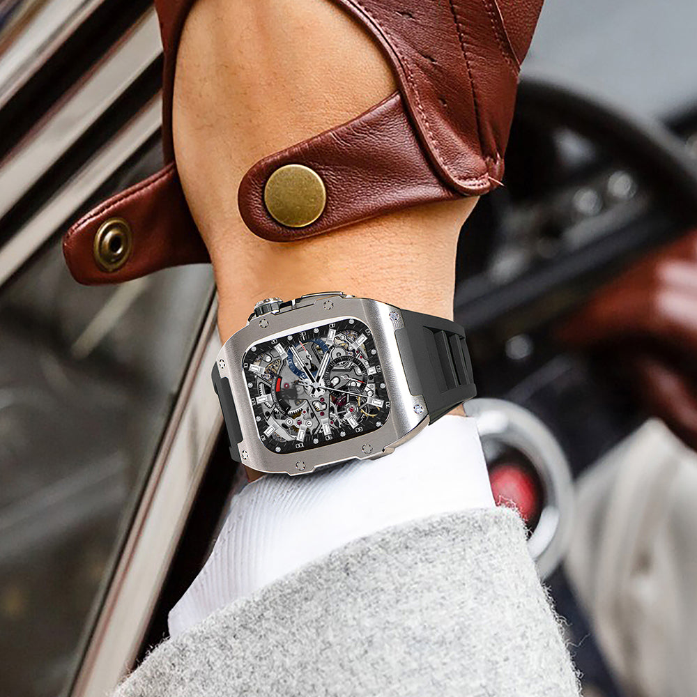 For Apple Watch 316L Luxury Modification Mod Kit (44/45)