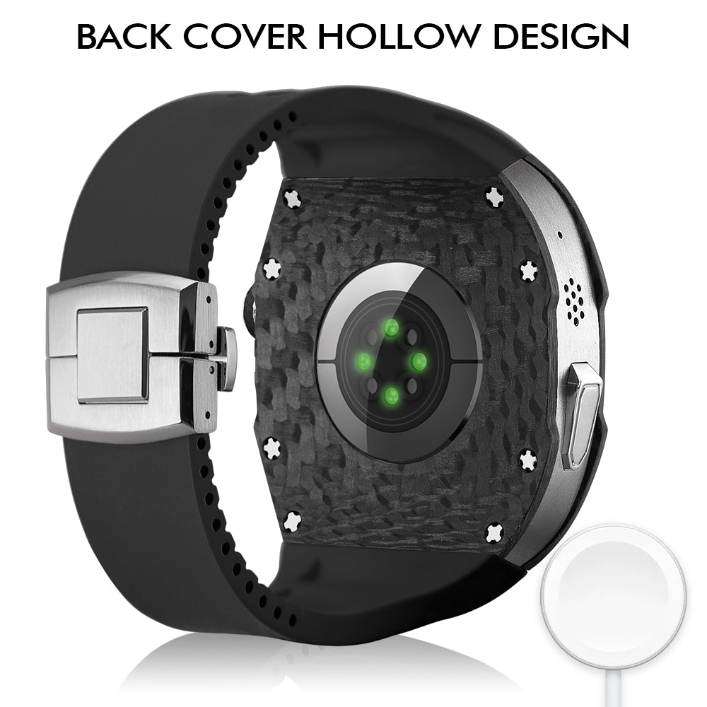 Carbon Fiber For Apple Watch Case Ultra 3/2/1 49mm