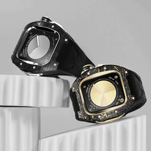 Carbon Fiber Gold Case For Apple Watch S11/10 (46mm)