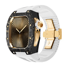 Carbon Fiber Gold Case For Apple Watch S11/10 (46mm)