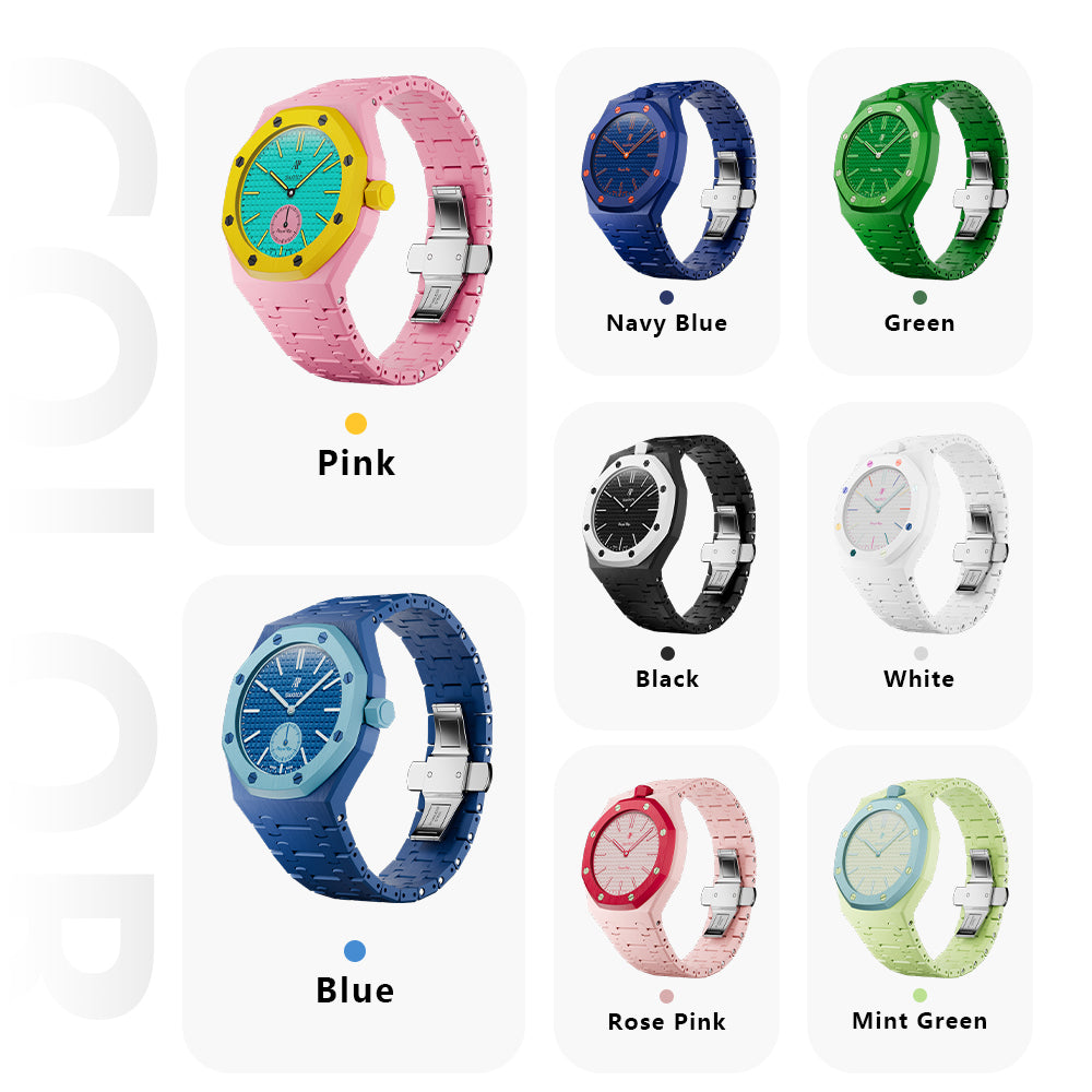 Royal Pop Carbon Pocket Watch Bracelet Conversion Case Kit