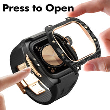 Carbon Fiber Gold Case For Apple Watch S11/10 (46mm)