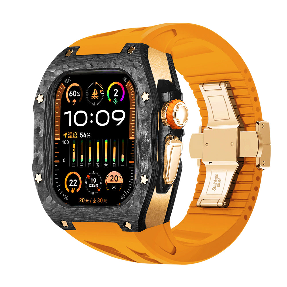Carbon Fiber For Apple Watch Case Ultra 3/2/1 49mm