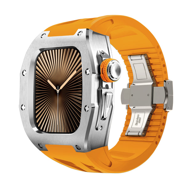 Orange Steel Case Kit for Apple Watch Series 10/11 46mm