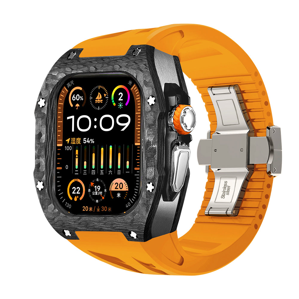 Carbon Fiber For Apple Watch Case Ultra 3/2/1 49mm