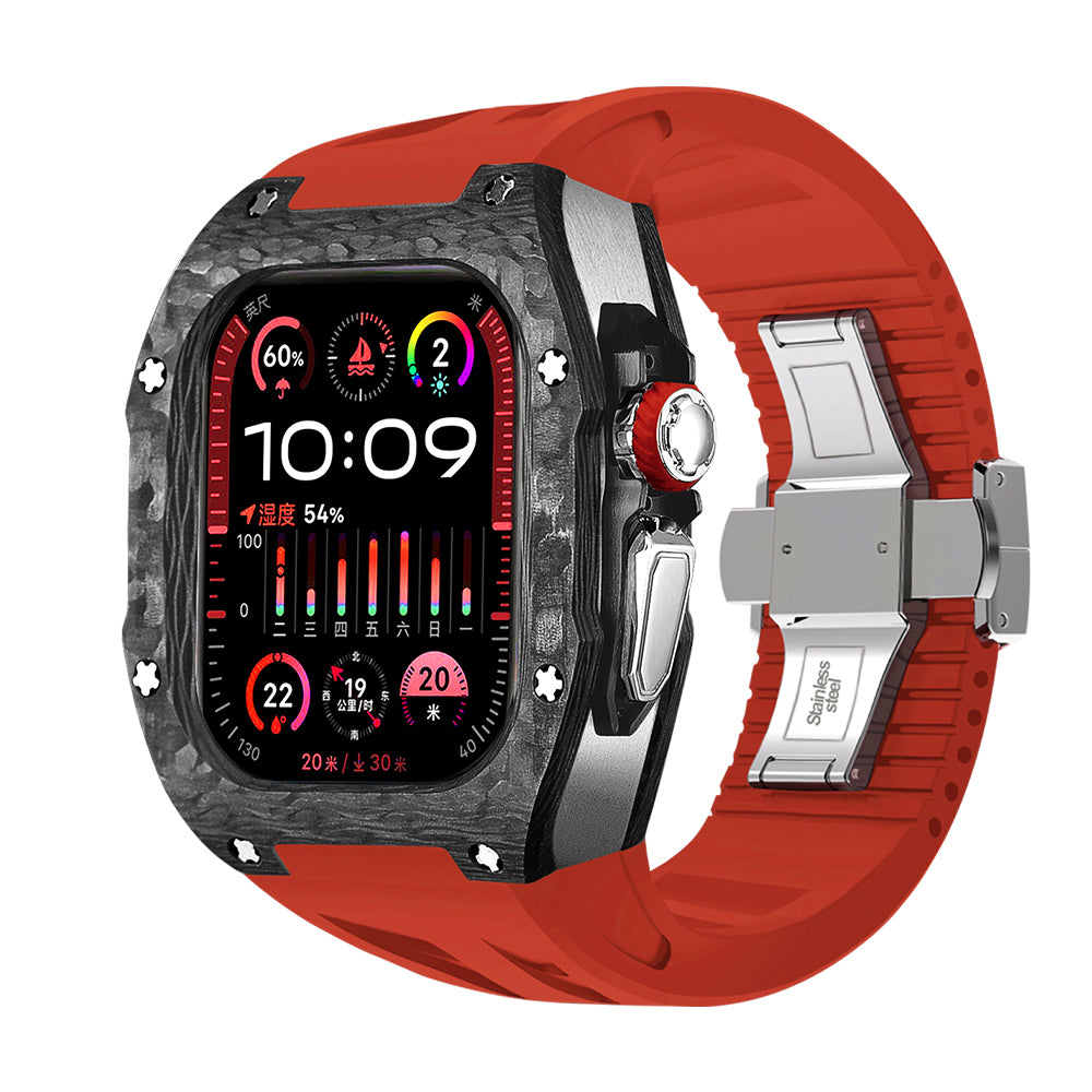 Carbon Fiber For Apple Watch Case Ultra 3/2/1 49mm